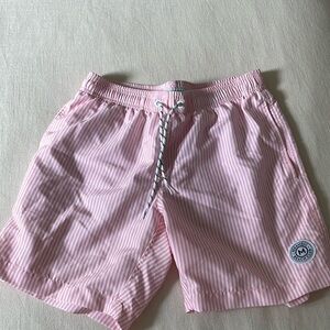 Men’s pink swimsuit shorts